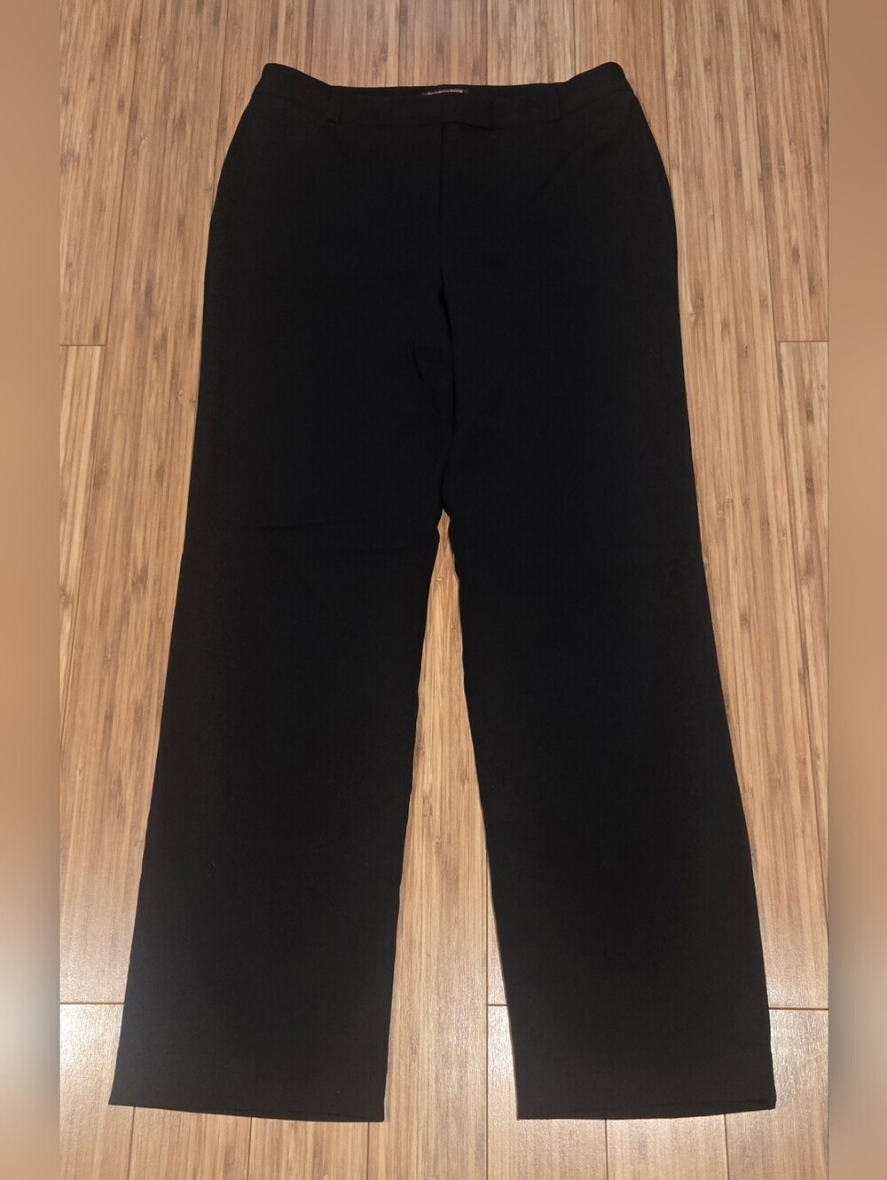 Charter Club Classic Black Wide-Leg Dress Pants